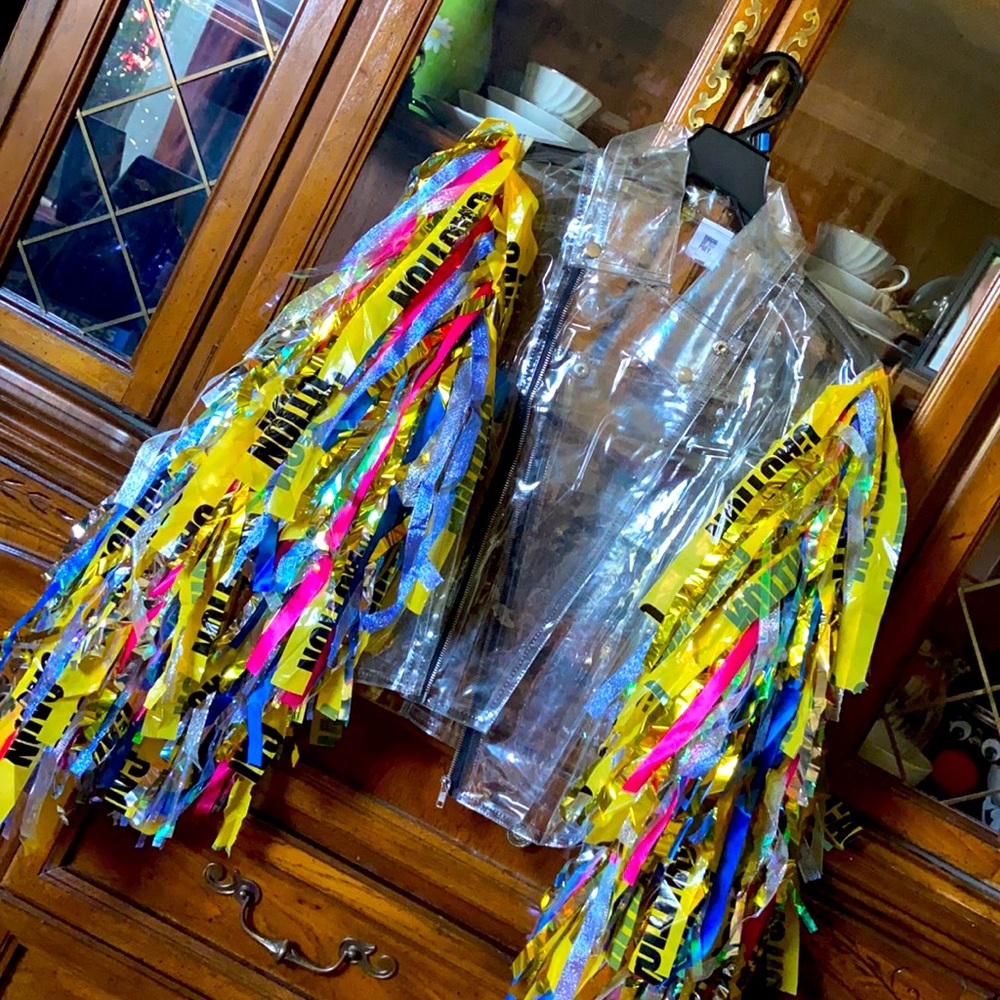 Harley Quinn Caution Moto Jacket - Birds of Prey